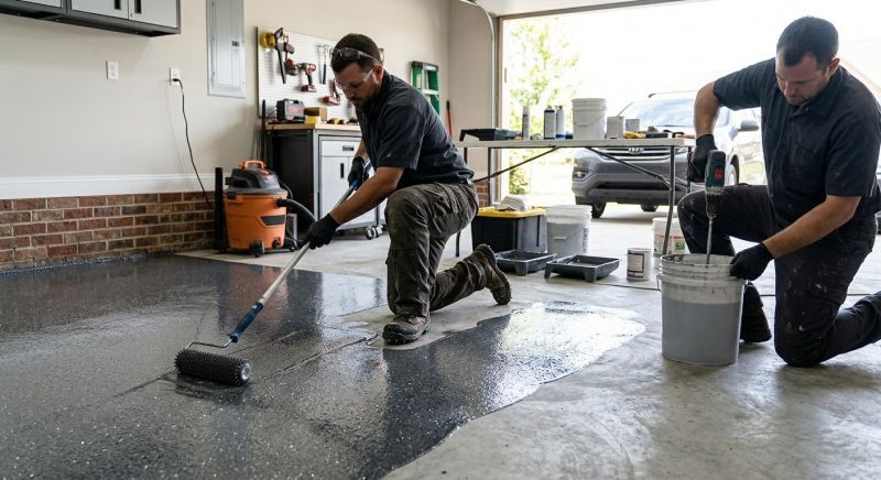 Floor Epoxy Service in Greenville, SC