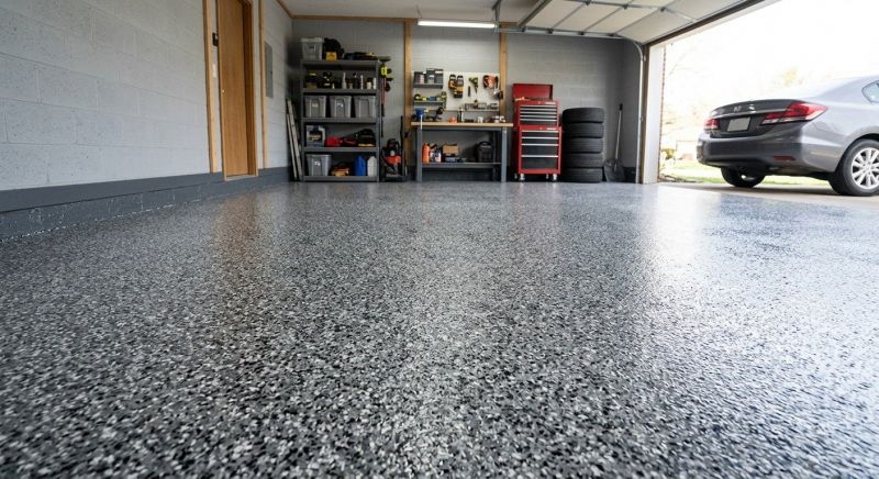 Garage Floor Epoxy Installation in Raleigh, NC