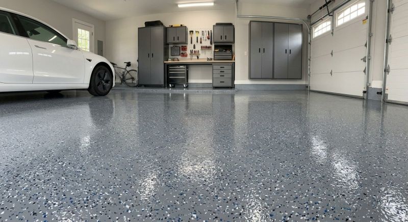 Garage Floor Staining in Fairfax, VA